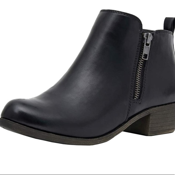 Women’s Dune Memory Foam Black Boots Bootie 6 - Picture 1 of 8